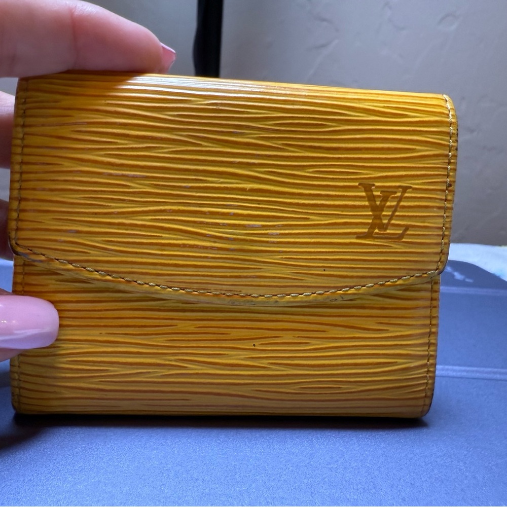 Louis Vuitton Yellow card holder